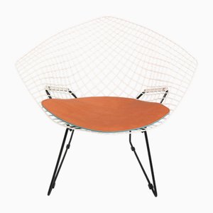 Silla Diamond de metal de Harry Bertoia, años 60