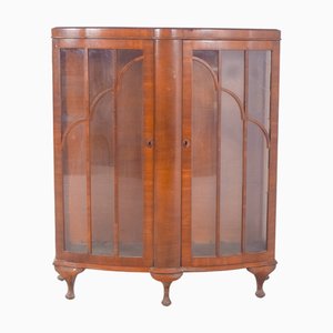 Portuguese Double-Door Showcase Cabinet, 1890s
