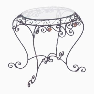 Portuguese Rustic Oval Table in Iron, 1950