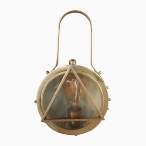 Railroad Lantern-Style Wall Lamp, 1970s