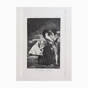 Francisco de Goya, Los Caprichos, Plate 5, Tal Para Qual, Etching