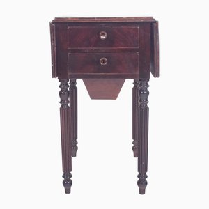 Table d'Appoint Rectangulaire à Abattants, Angleterre, 1890s