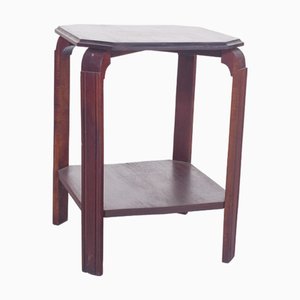 Art Deco Mahogany Side Table, 1930s