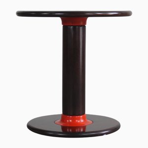 Rocchettone Round Side Table in Wood by Ettore Sottsass for Poltronova, Italy, 1964