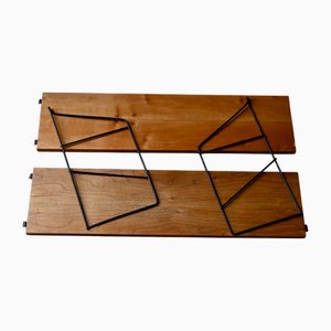 Mid-Century Modern Scandinavian String Shelf, 1950s