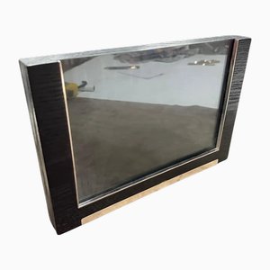 Cadre Photo Moderne en Argent Sterling et Bois Noirci de Silvan, 1980s