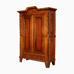 Piemontesischer Kleiderschrank aus Pappel und Tanne