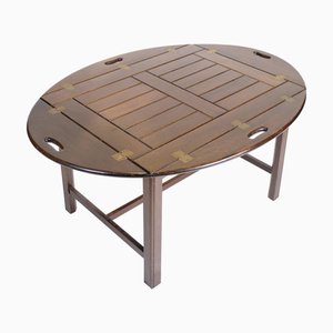 Dänischer Butler Tisch aus Mahagoni, 1960er