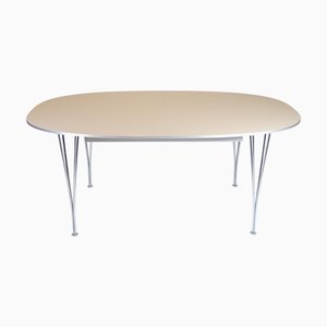 Model B616 Superellipse Dining Table by Piet Hein & Arne Jacobsen for Fritz Hansen