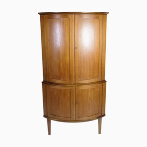 Mobile ad angolo in teak di Peterson Furniture, Danimarca, anni '60