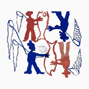 Mino Maccari, Sketch for Bestie del 900, Drawing on Paper, 1960s