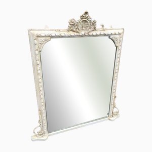 Antique French Overmantle Mirror, 19th Century