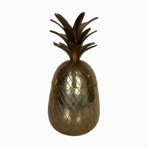 Seau à Glace Ananas en Laiton et Acier