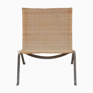 Silla PK22 de mimbre de Poul Kjærholm