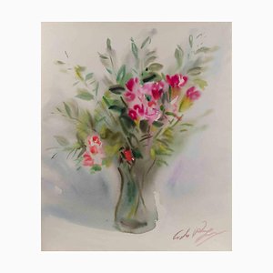 Carlo Ravagnan, Still Life, Watercolor, 1971