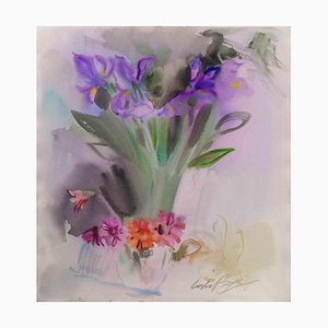 Carlo Ravagnan, Still Life, Watercolor, 1960s