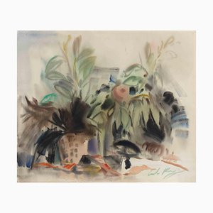 Carlo Ravagnan, Still Life, Watercolor, 1970s