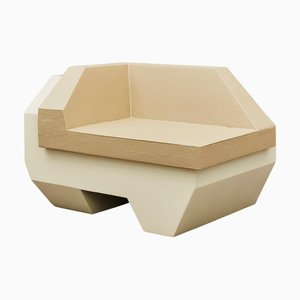 Amphibious Outdoor and Indoor Chair in Light Sand Paint by Jacob Egeberg