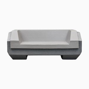 Amphibious Outdoor and Indoor Sofa in Concrete Gray Paint by Jacob Egeberg