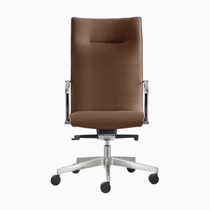 Maybe High Backrest Executive Upholstered Armchair by Quinti Sedute