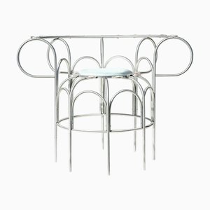 Fauteuil avec Coques en Métal et Aluminium par Touch with Eyes