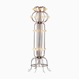 Floor Lamp with the Shells in Metal and Aluminum by Touch with Eyes