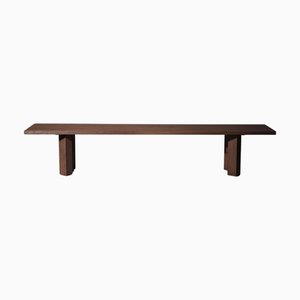 Fenestra 180 Rectangular Bench in Warm Brown European Oak by Mokko Amsterdam