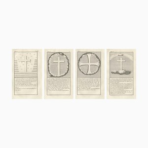 Luminous Crosses in the Sky over China, 1790s, Paper, Set of 4