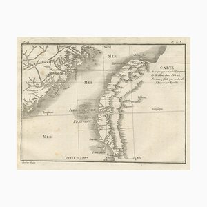 Französische Karte von Formosa und Pescadores von Portier, 1790er