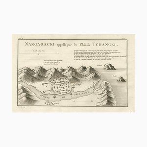 Antique Map of Nagasaki, 1790s