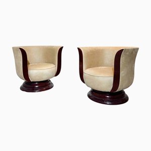 Art Deco Tulip Lounge Chair from Hotel Le Malandre, 1930s