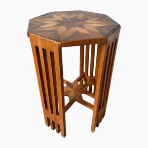 Star-Inlaid Side Table, 1930s