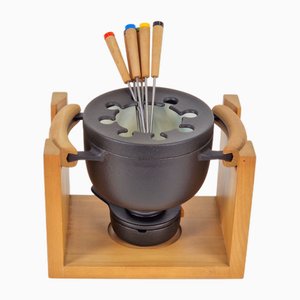 Vintage Fondue Set by Richard Nissen for Nissen, Denmark, 1960s