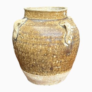 Urna cinese in ceramica smaltata della dinastia Tang