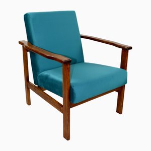 Armchair Fox in Blue Turquoise, 1970s
