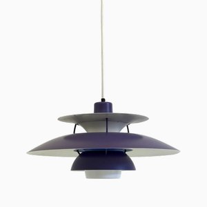 PH5 Pendant Lamp in Purple by Poul Henningsen for Louis Poulsen, 1950s