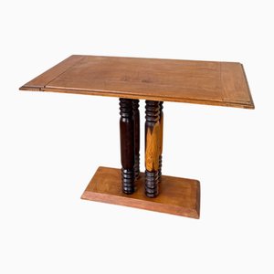 Art Deco Konsolentisch aus Eiche von Charles Dudouyt, 1940er