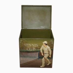 Tennis Decor Wooden Box, France, 1980s
