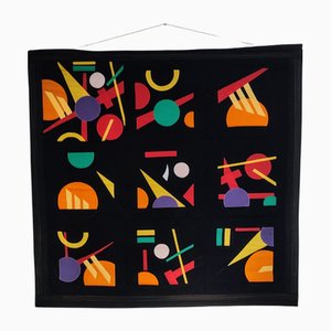 Bunter Vintage Wandbehang, 1980er
