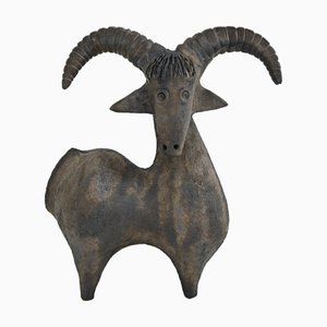 Ceramic Goat by Dominique Pouchain, 1990s