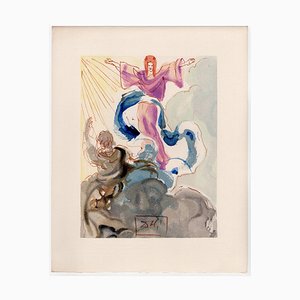 Salvador Dalì, Piccarda Donati, 1964, xilografia originale