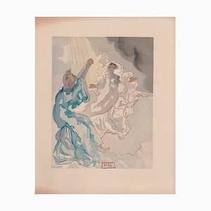 Salvador Dali, In the Sky of Mercury, 1964, Original Woodcut