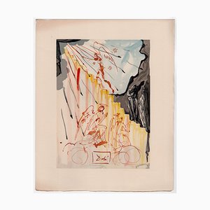 Salvador Dali, The Celestial Ladder, 1964, Original Woodcut