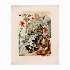 Salvador Dali, The Apparition of Saint James, 1964, Original Woodcut