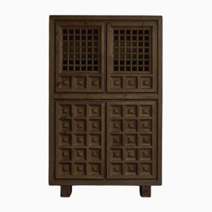 Brutalist Cabinet by Biosca, 1960s