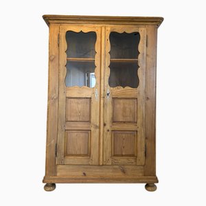 Rustic Biedermeier Display Cabinet