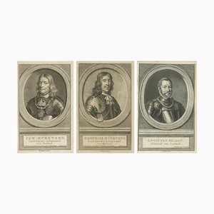 Dutch Admirals, 1774, Paper, Set of 3