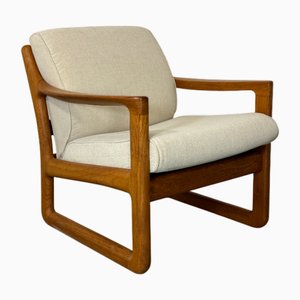 Poltrona Mid-Century moderna in teak di CFC Silkeborg, Scandinavia, anni '60