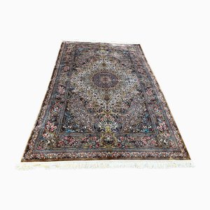 Handmade Floral Silk Rug