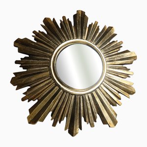 Vintage Spiegel mit Sonnenschliff, 1960er